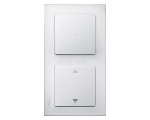 Рамка 2 поста Schneider Electric MTN478219 Merten System M-Smart, полярно-білий, пластик