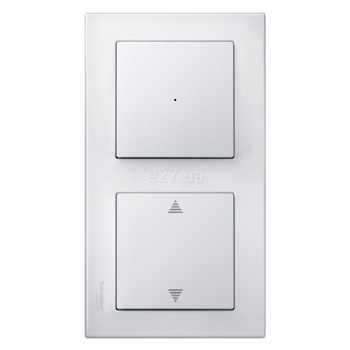 Рамка 2 поста Schneider Electric MTN478219 Merten System M-Smart, полярно-білий, пластик · Schneider Electric · schneider-electric-mtn478219