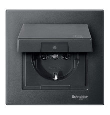 Рамка 1 пост Schneider Electric MTN486114 Merten System M-Plan, антрацит, пластик