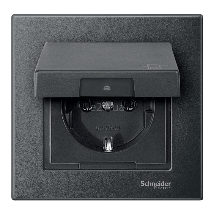 Рамка 1 пост Schneider Electric MTN486114 Merten System M-Plan, антрацит, пластик · Schneider Electric · schneider-electric-mtn486114