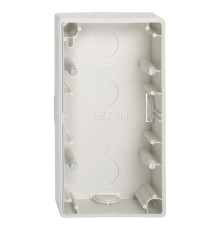 Коробка для зовнішнього монтажу Schneider Electric MTN512219 Merten System M-Smart/Artec SM КОРПУС ДЛЯ ВІДКРИТ.МОНТ.2-ПОСТ.П-БІЛ, полярно-білий, пластик