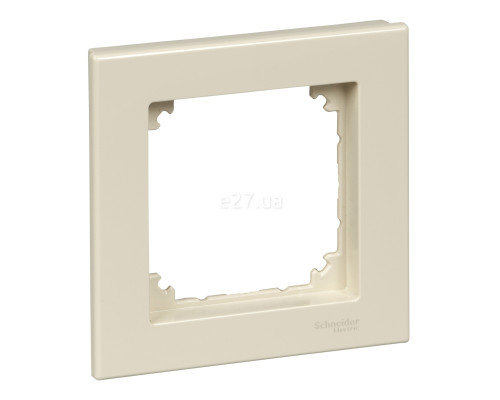 Рамка 1 пост Schneider Electric MTN515144 Merten System M-Plan, бежевий, пластик