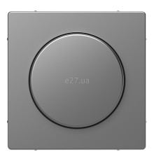 Лицьова панель світлорегулятора Schneider Electric MTN5250-6036 Merten D-Life, нержавіюча сталь, пластик