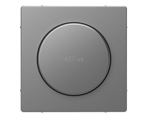 Лицьова панель світлорегулятора Schneider Electric MTN5250-6036 Merten D-Life, нержавіюча сталь, пластик