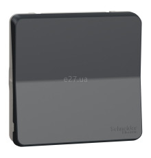 Вимикач без фіксації 1-клавішний Schneider Electric MUR35027 Mureva Styl, чорний, пластик, ip55, без підсвітки та індикації