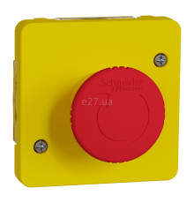 Вимикач поворотно-натискний Schneider Electric MUR35053 Mureva Styl, жовтий, пластик, ip55