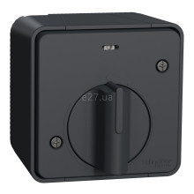 Вимикач з таймером Schneider Electric MUR35067 Mureva Styl, чорний, пластик, ip55, для накладного монтажу · Schneider Electric · schneider-electric-mur35067