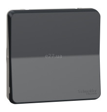 Перемикач прохідний 1-клавішний Schneider Electric MUR37021 Mureva Styl, чорний, пластик, ip55, без підсвітки та індикації