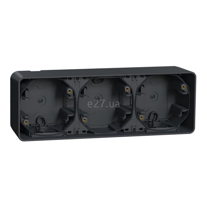 Коробка для зовнішнього монтажу Schneider Electric MUR37713 Mureva Styl, чорний, пластик, ip55 · Schneider Electric · schneider-electric-mur37713