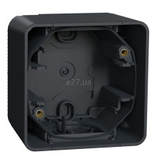 Коробка для зовнішнього монтажу Schneider Electric MUR37911 Mureva Styl, чорний, пластик, ip55