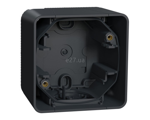 Коробка для зовнішнього монтажу Schneider Electric MUR37911 Mureva Styl, чорний, пластик, ip55