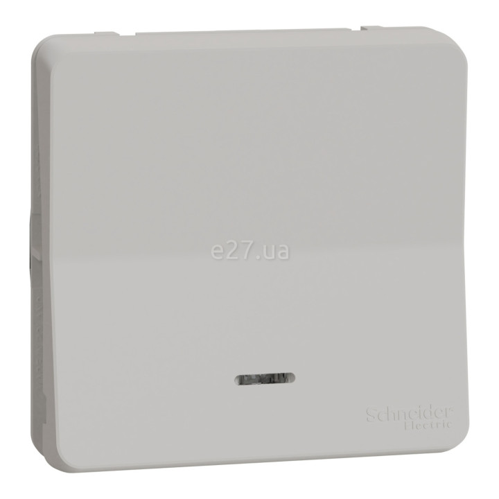 Перемикач прохідний 1-клавішний Schneider Electric MUR39024 Mureva Styl, білий, пластик, ip55, з підсвіткою чи індикацією · Schneider Electric · schneider-electric-mur39024