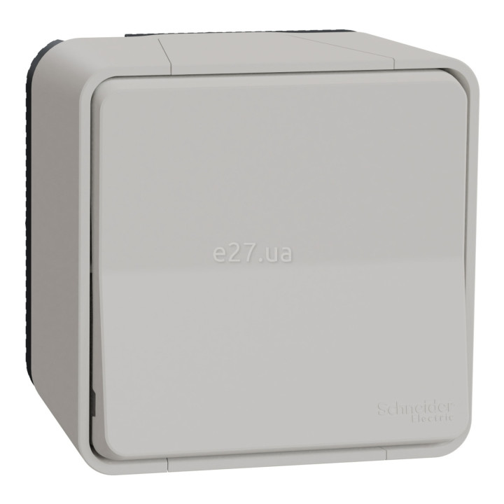 Вимикач без фіксації 1-клавішний Schneider Electric MUR39026 Mureva Styl, білий, пластик, ip55, без підсвітки та індикації, для накладного монтажу · Schneider Electric · schneider-electric-mur39026