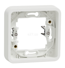 Рамка 1 пост Schneider Electric MUR39108 Mureva Styl, білий, пластик, ip55, для врізного монтажу