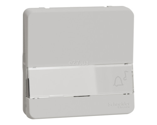 Вимикач без фіксації 1-клавішний Schneider Electric MUR39129 Mureva Styl, білий, пластик, ip55, без підсвітки та індикації
