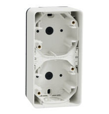 Коробка для зовнішнього монтажу Schneider Electric MUR39912 Mureva Styl, білий, пластик, ip55