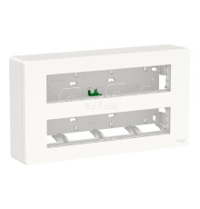 Монтажна коробка Schneider Electric NU121020 Unica New System+, білий, пластик, для накладного монтажу