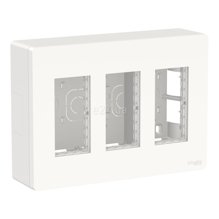 Монтажна коробка Schneider Electric NU123418 Unica New System+, білий, пластик, для накладного монтажу · Schneider Electric · schneider-electric-nu123418