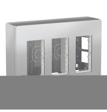 Монтажна коробка Schneider Electric NU123430 Unica New System+, алюміній, пластик, для накладного монтажу