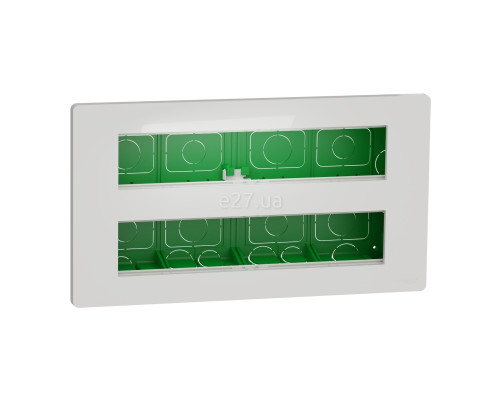 Монтажна коробка Schneider Electric NU171020 Unica New System+, білий, пластик, для врізного монтажу