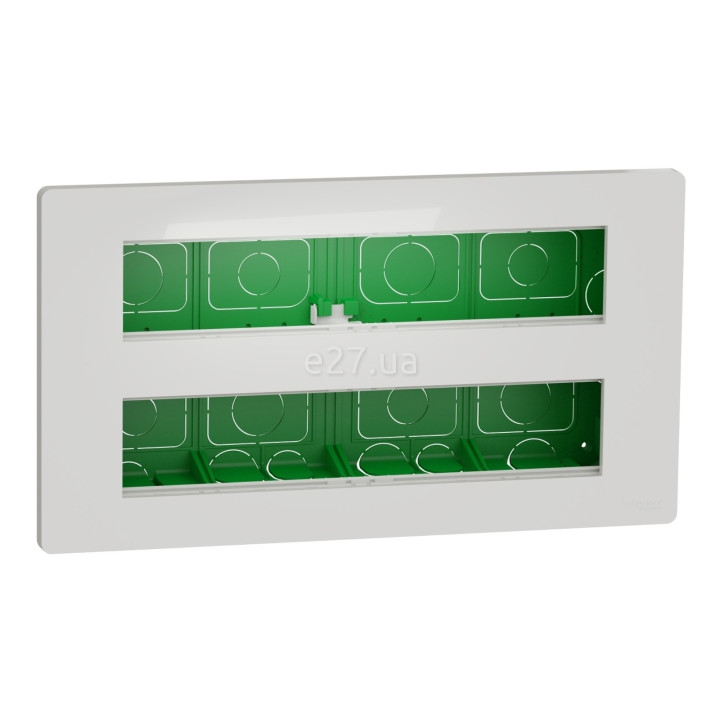 Монтажна коробка Schneider Electric NU171020 Unica New System+, білий, пластик, для врізного монтажу · Schneider Electric · schneider-electric-nu171020
