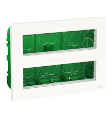Монтажна коробка Schneider Electric NU171820 Unica New System+, білий, пластик, для врізного монтажу