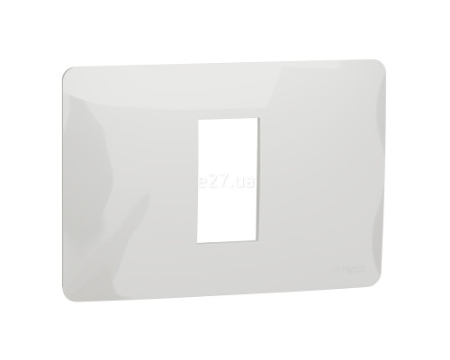 Рамка 1 модуль Schneider Electric NU210118 Unica New Studio, білий, пластик