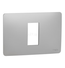 Рамка 1 модуль Schneider Electric NU210130 Unica New Studio, алюміній, пластик