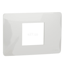 Рамка 2 модуля Schneider Electric NU210218 Unica New Studio, білий, пластик