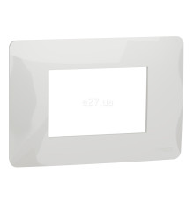 Рамка 3 модуля Schneider Electric NU210318 Unica New Studio, білий, пластик