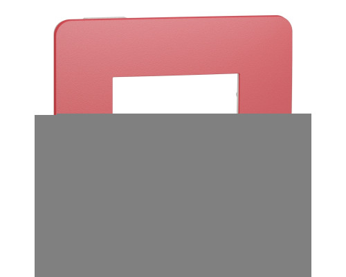Рамка 1 пост Schneider Electric NU280213 Unica New Studio Color, червоний/білий, пластик