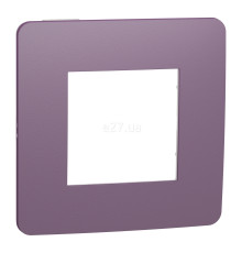 Рамка 1 пост Schneider Electric NU280214 Unica New Studio Color, ліловий/білий, пластик