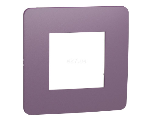 Рамка 1 пост Schneider Electric NU280214 Unica New Studio Color, ліловий/білий, пластик