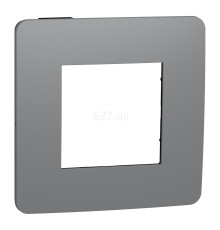 Рамка 1 пост Schneider Electric NU280222 Unica New Studio Color, димчасто-сірий/антрацит, пластик