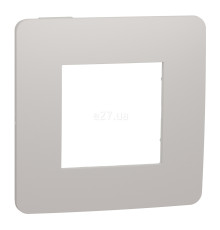 Рамка 1 пост Schneider Electric NU280224 Unica New Studio Color, шампань/білий, пластик