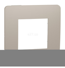 Рамка 1 пост Schneider Electric NU280226 Unica New Studio Color, пісочний/білий, пластик