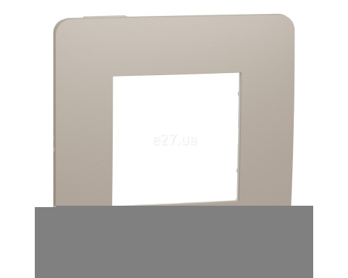 Рамка 1 пост Schneider Electric NU280226 Unica New Studio Color, пісочний/білий, пластик