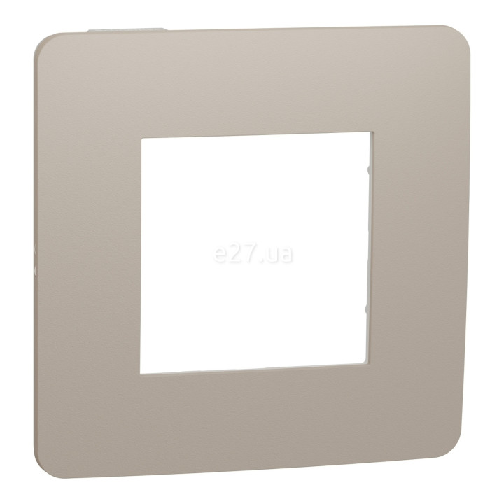Рамка 1 пост Schneider Electric NU280226 Unica New Studio Color, пісочний/білий, пластик · Schneider Electric · schneider-electric-nu280226