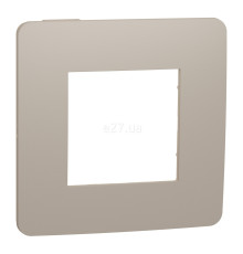 Рамка 1 пост Schneider Electric NU280227 Unica New Studio Color, пісочний/бежевий, пластик