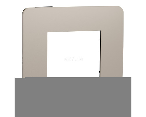 Рамка 1 пост Schneider Electric NU280228 Unica New Studio Color, пісочний/антрацит, пластик