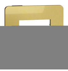 Рамка 1 пост Schneider Electric NU280262 Unica New Studio Metal, золото/антрацит, пластик