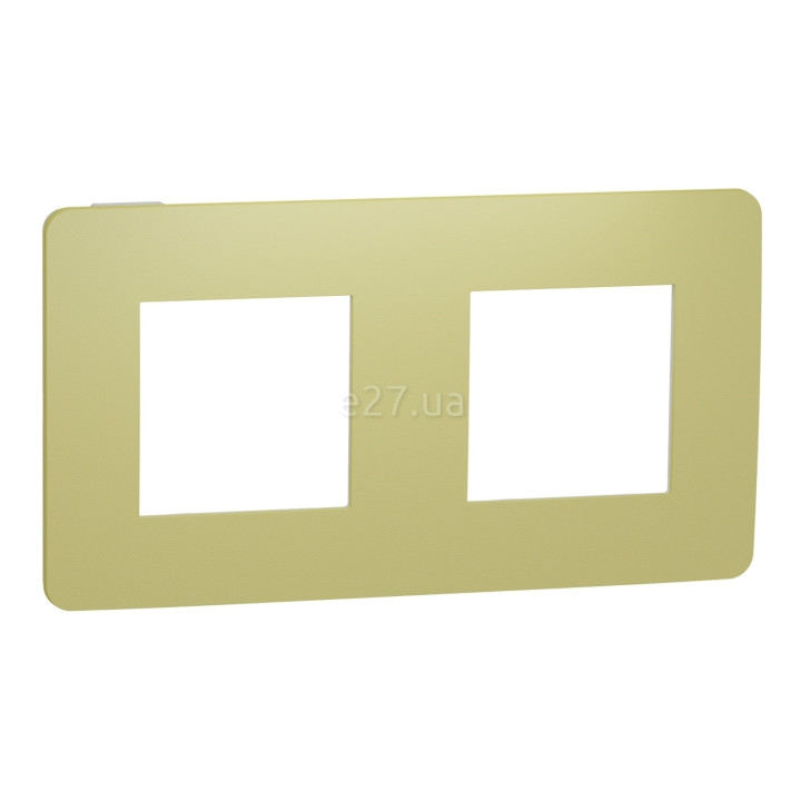Рамка 2 поста Schneider Electric NU280411 Unica New Studio Color, зелене яблуко/білий, пластик · Schneider Electric · schneider-electric-nu280411