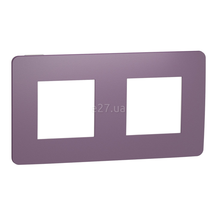 Рамка 2 поста Schneider Electric NU280414 Unica New Studio Color, ліловий/білий, пластик · Schneider Electric · schneider-electric-nu280414