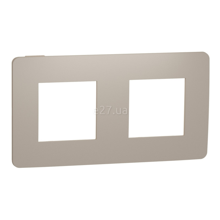 Рамка 2 поста Schneider Electric NU280427 Unica New Studio Color, пісочний/бежевий, пластик · Schneider Electric · schneider-electric-nu280427