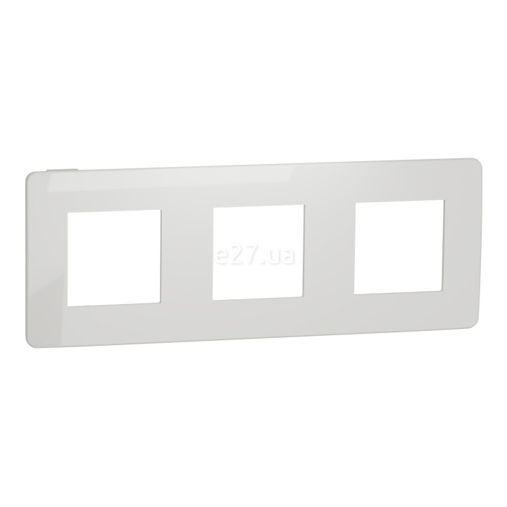 Рамка 3 поста Schneider Electric NU280618 Unica New Studio Color, білий/білий, пластик · Schneider Electric · schneider-electric-nu280618