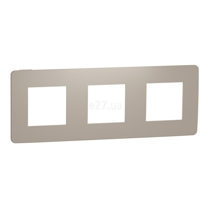 Рамка 3 поста Schneider Electric NU280627 Unica New Studio Color, пісочний/бежевий, пластик · Schneider Electric · schneider-electric-nu280627