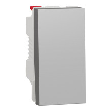 Вимикач 1-клавішний Schneider Electric NU310130 Unica New, алюміній, пластик, без підсвітки та індикації · Schneider Electric · schneider-electric-nu310130