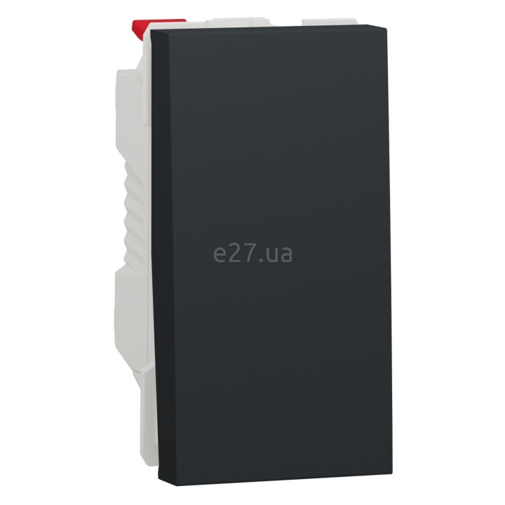 Вимикач 1-клавішний Schneider Electric NU310154 Unica New, антрацит, пластик, без підсвітки та індикації · Schneider Electric · schneider-electric-nu310154