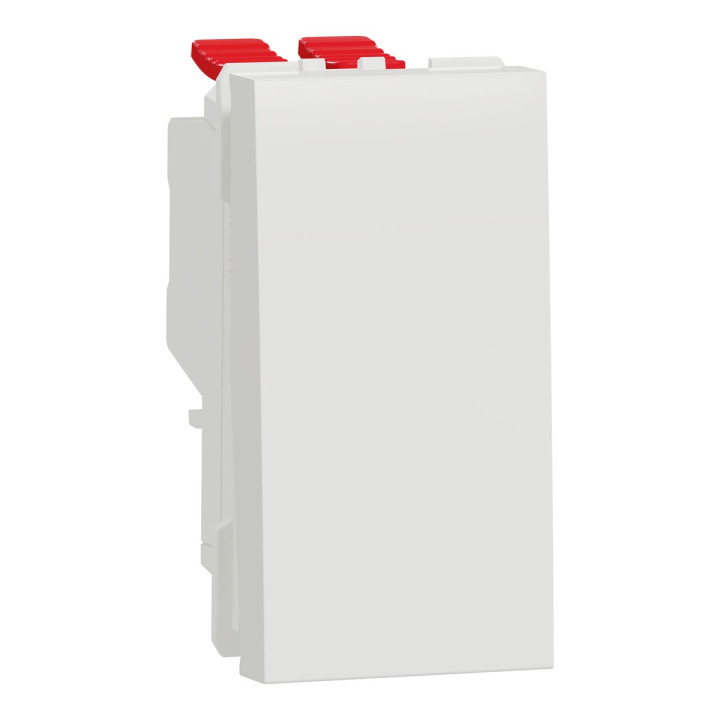 Перемикач перехресний 1-клавішний Schneider Electric NU310518 Unica New, білий, пластик, без підсвітки та індикації · Schneider Electric · schneider-electric-nu310518