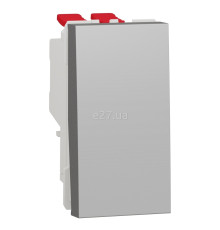 Перемикач перехресний 1-клавішний Schneider Electric NU310530 Unica New, алюміній, пластик, без підсвітки та індикації